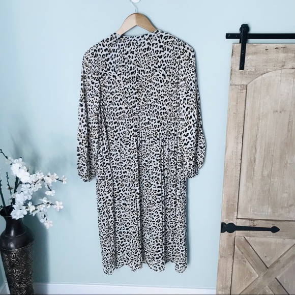 NWT Banana Republic Leopard Print Dress Size XS Petite - Picture 2 of 3
